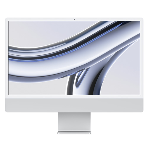 iMac 24인치 실버 M3 2023 고급형 CTO 500GB SSD, RAM 16GB